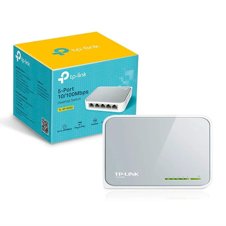 Switch 10/100Mbps TP-link TL-SF1005D 5 bocas